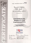 Certified by TQM International Pvt. Ltd.