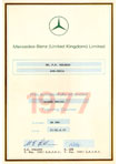 Certified by Mercedes-Benz (United Kingdom) Limited